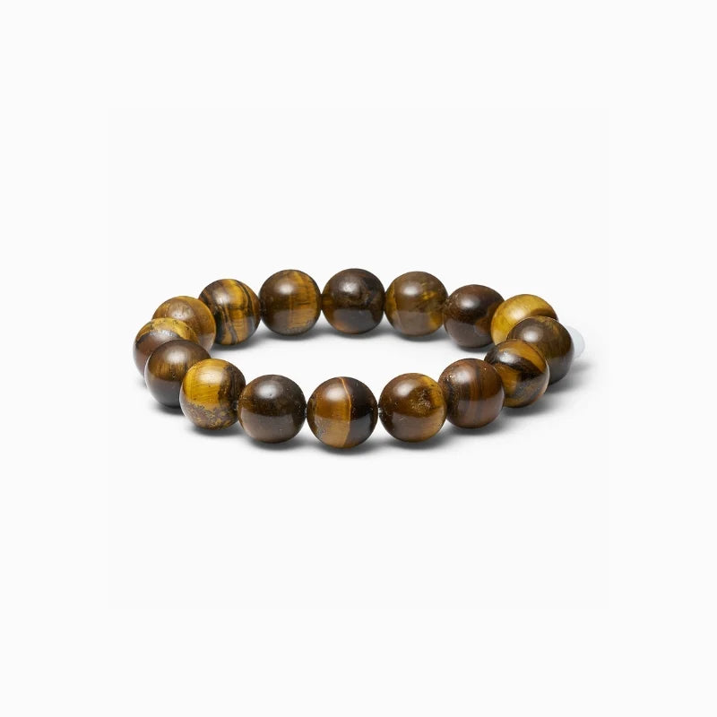 Chunky Tiger Eye Stretch / Armbånd / Stor
