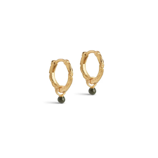 Belle hoops / Khaki