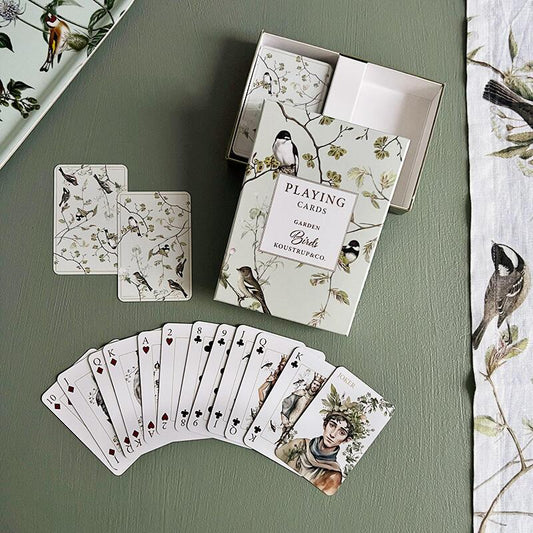 SPILLEKORT / Garden birds  / 2 sæt