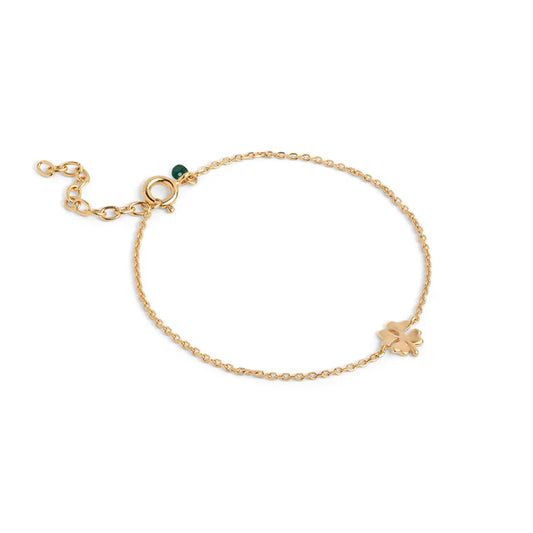 Four-leaf clover bracelet