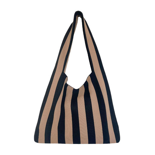 By Stær Olivia skuldertaske / Sort/beige