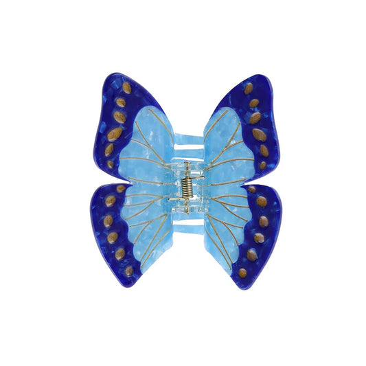 Morpho sommerfugl Hårklemme / blå