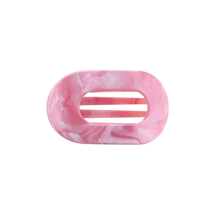 Eva Hårklemme - Mellem - Marmor rosa/hvid