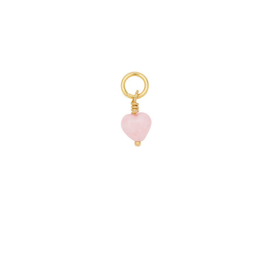 French mini heart vedhæng / Powder