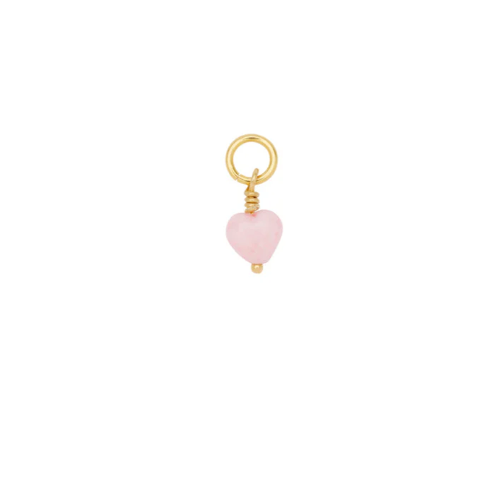 FRENCH MINI HEART PENDANT / Vedhæng / Powder