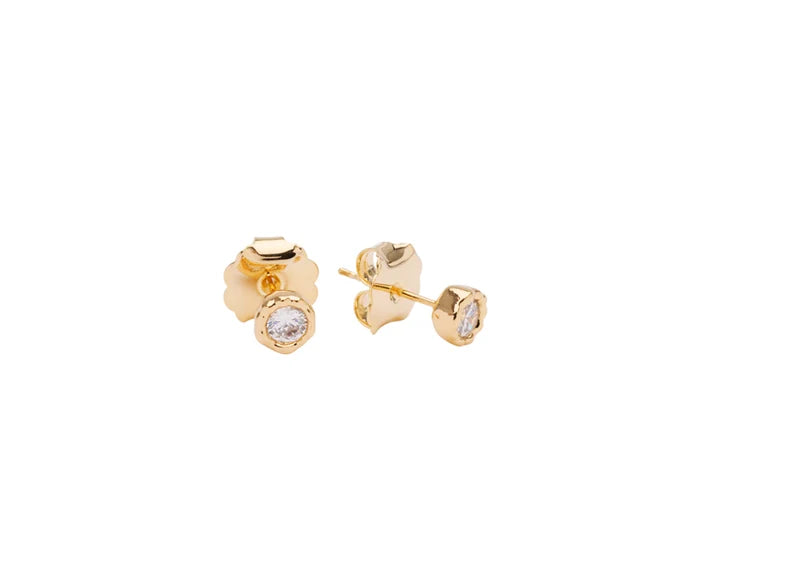 EARTH CRYSTAL / Ørestikker / Guld