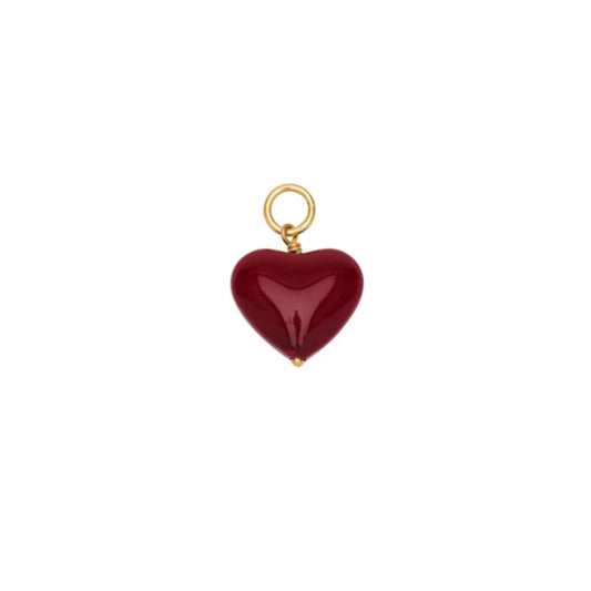 AMORE HEART PENDANT / Vedhæng / Wine