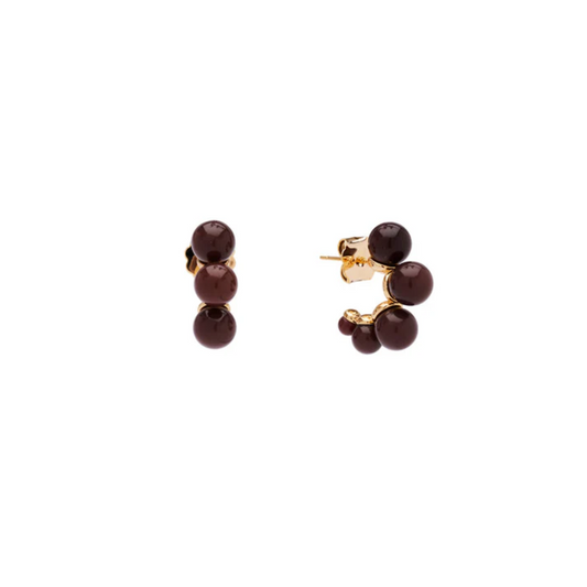 ELECTRA STUDS / Ørestikker / FG-Espresso