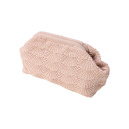 Shelly Clutch / Oyster Pink