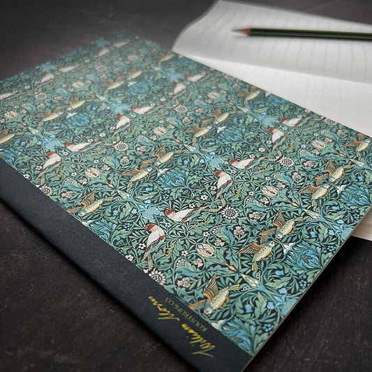 Noteshæfte / Bird Green pattern WM