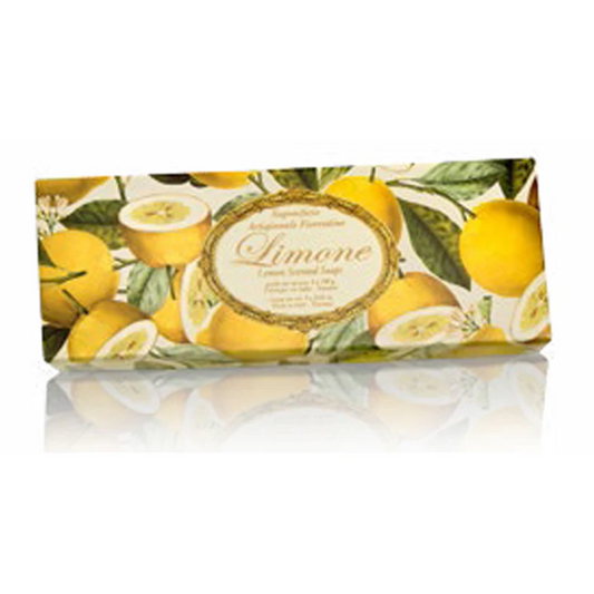 Vegetabilsk sæbe citron i æske / 3x100g