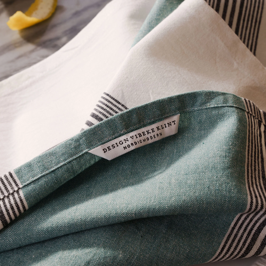 Viskestykker / 2 stk / Blågrøn