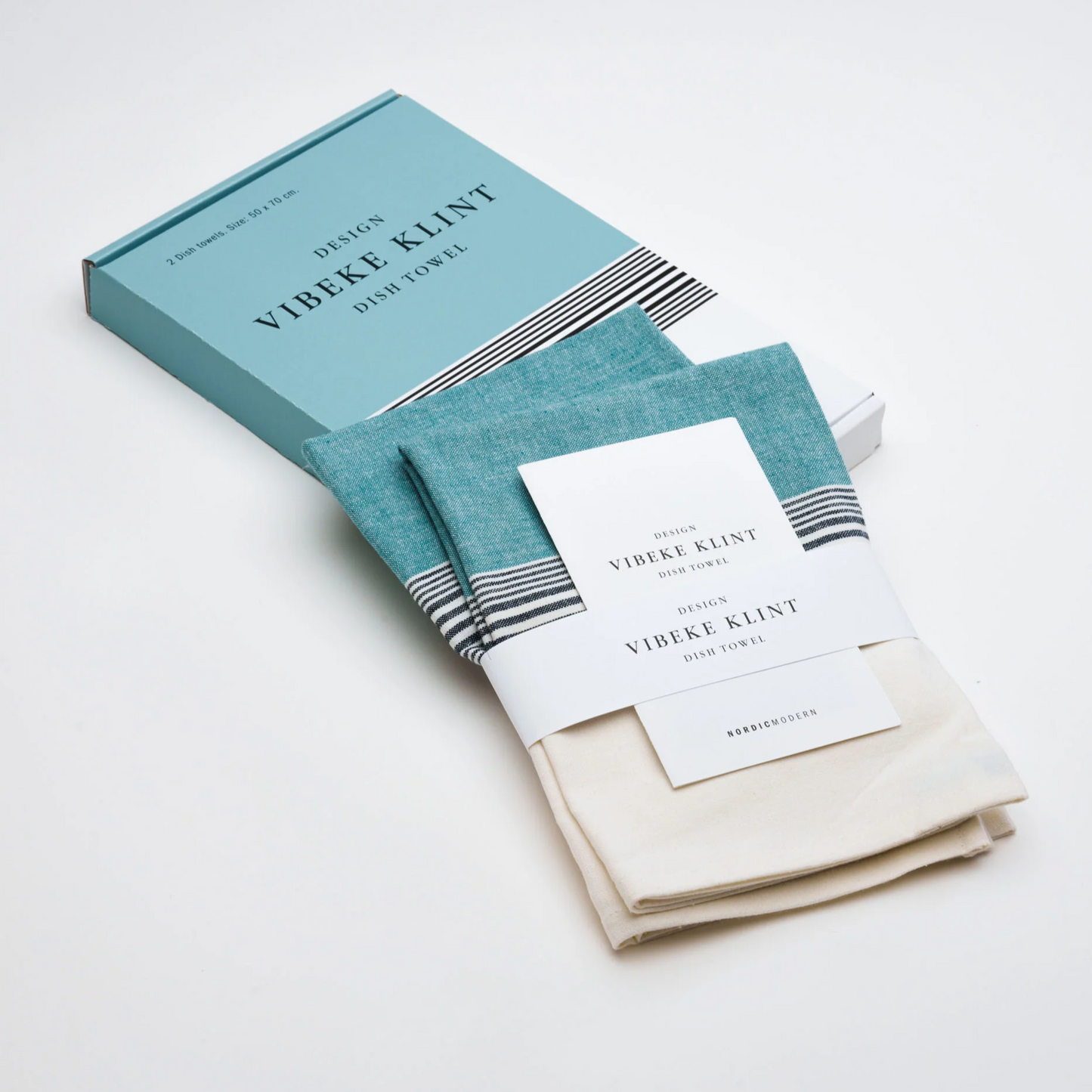 Viskestykker / 2 stk / Blågrøn