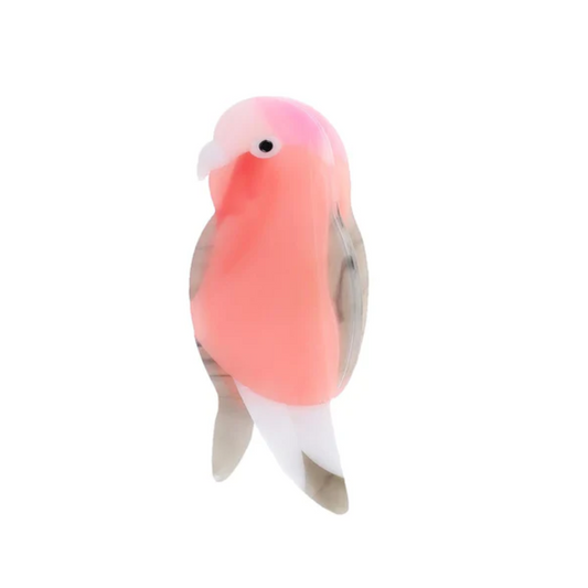 Rødhals Fugl Hårklemme / Rosa