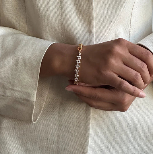 Claire Crystal / Armbånd / Guld