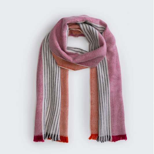 Halstørklæde / Rød/orange