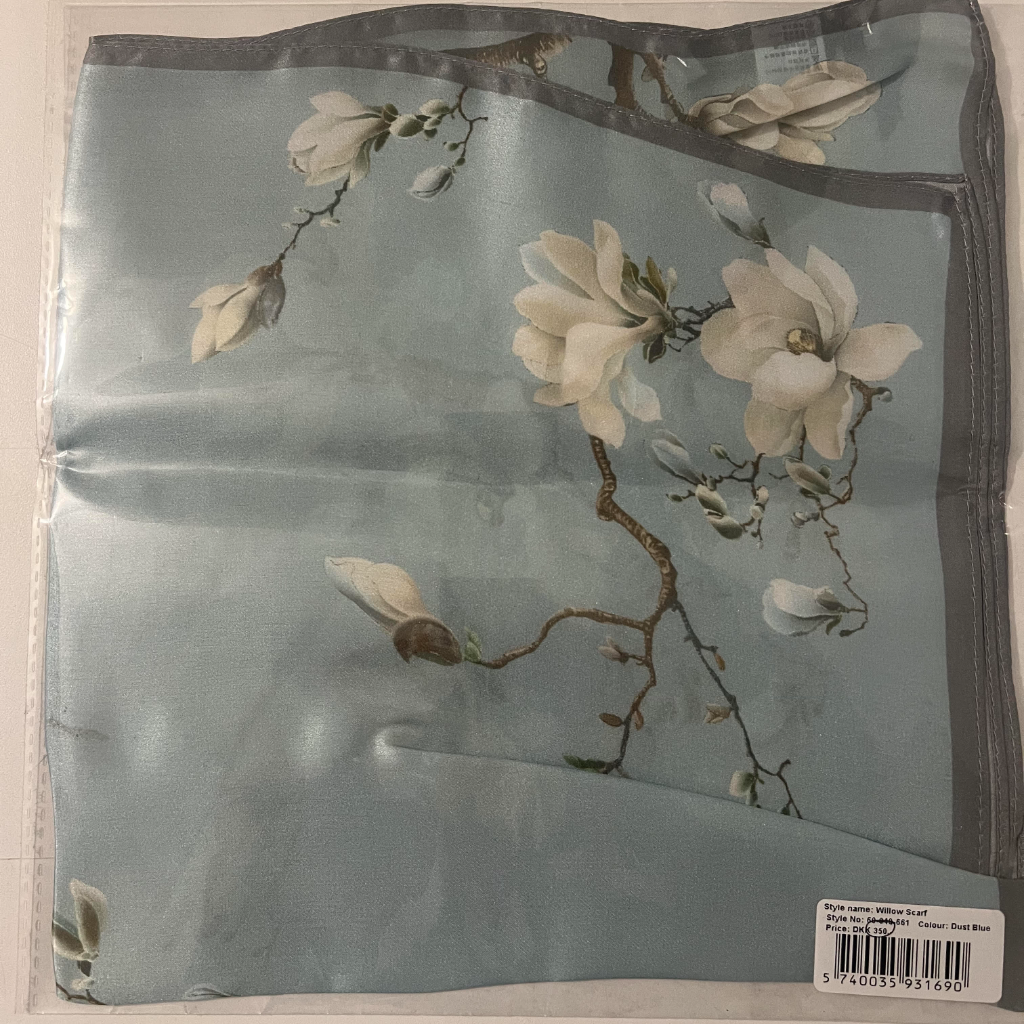 Silketørklæde / Flonis Scarf / Dust Blue