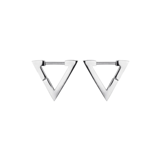 Shape earring Triangle Sølv