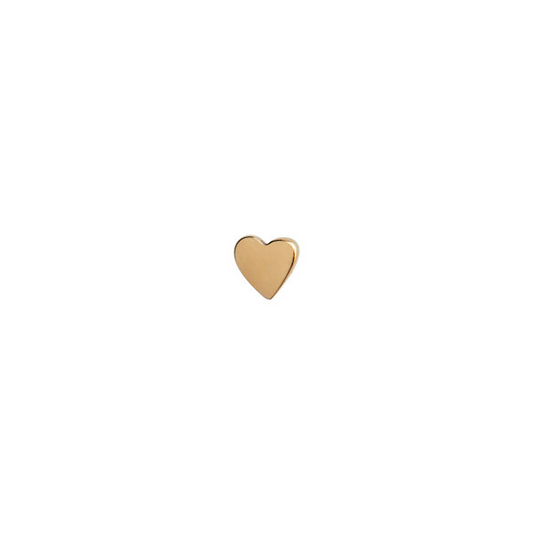 Petit love heart gold