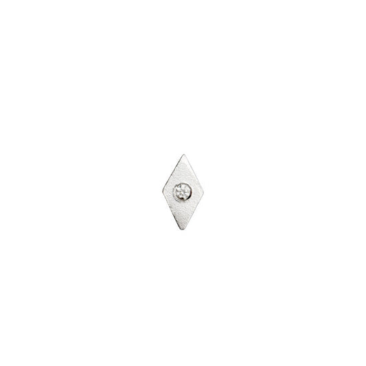 Petit harlekin earring piece silver