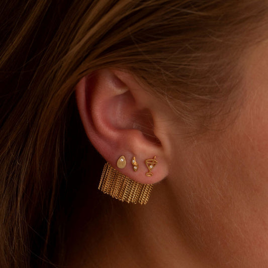 Tres petit cocktail earring