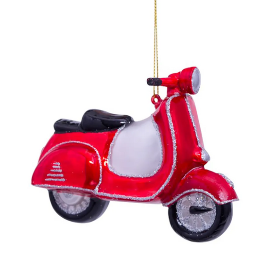 Rød scooter