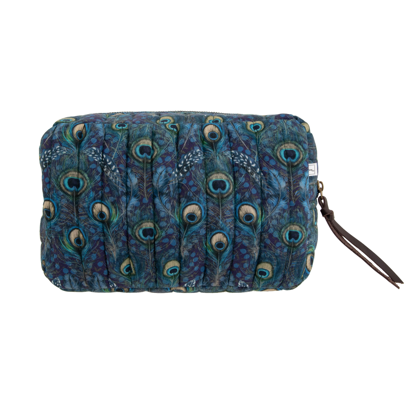 Pouch square / Liberty Peacock