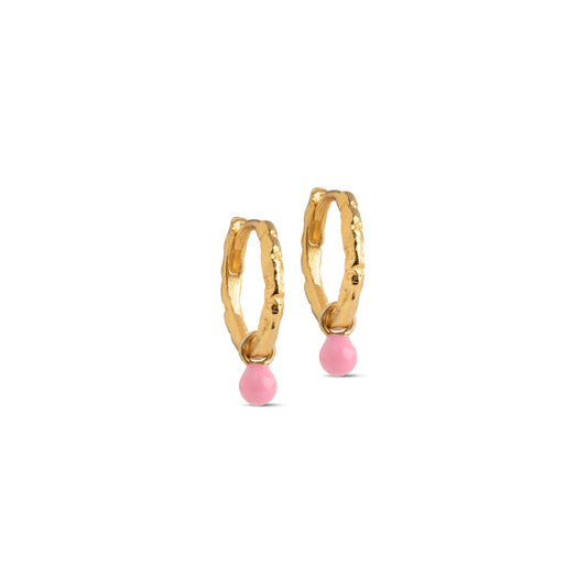 Belle hoops / Light pink