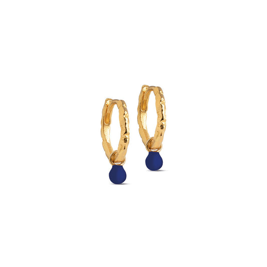 Belle hoops / Navy blue