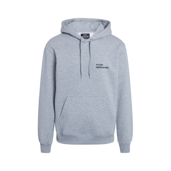 Standard hoodie logo sweat / Grey melange
