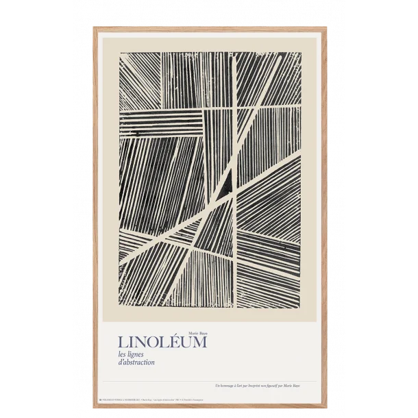 Linoléum, les lignes d'abstraction / Marie Bayo