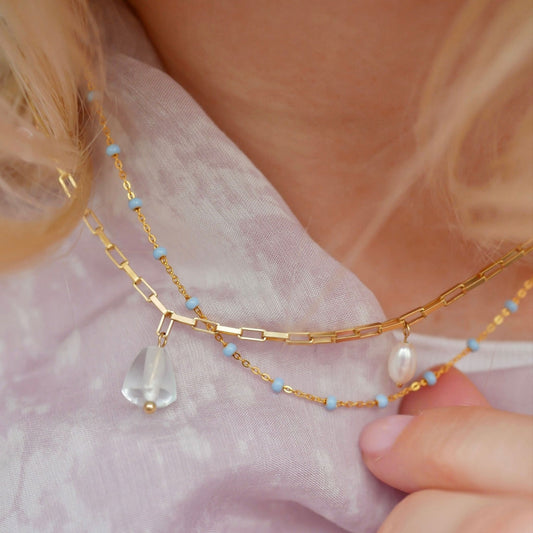 Lola necklace / Sky