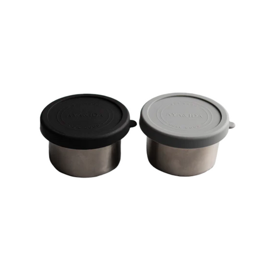 Snack Container - Dark Grey / Matte Black - 100 ML