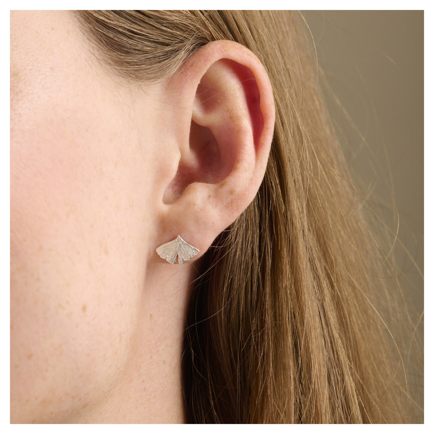 Biloba earsticks silver
