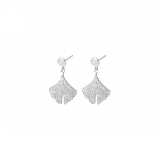 Biloba earrings silver