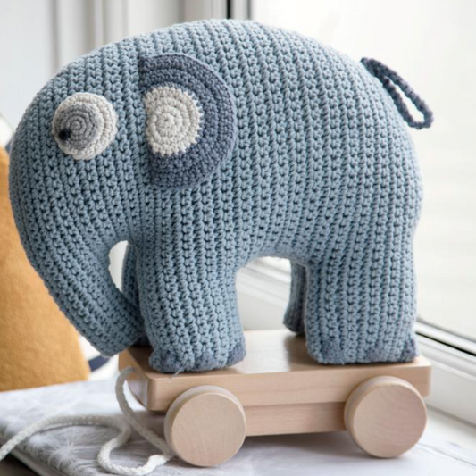 Elefant på hjul / Blå