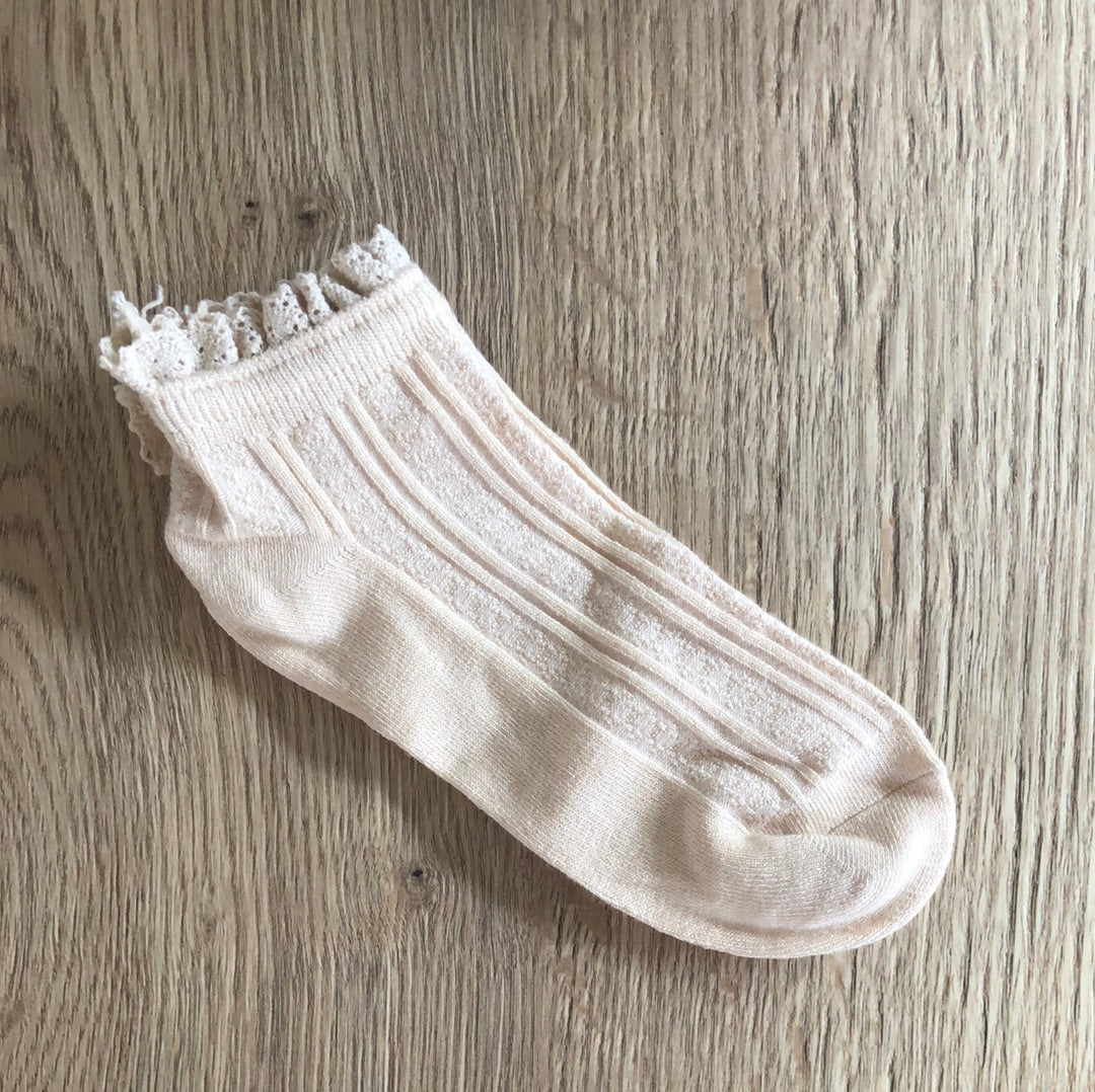Bamboo sock m. blondekant