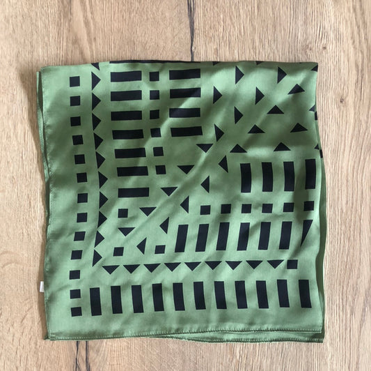 Silketørklæde / Grøn