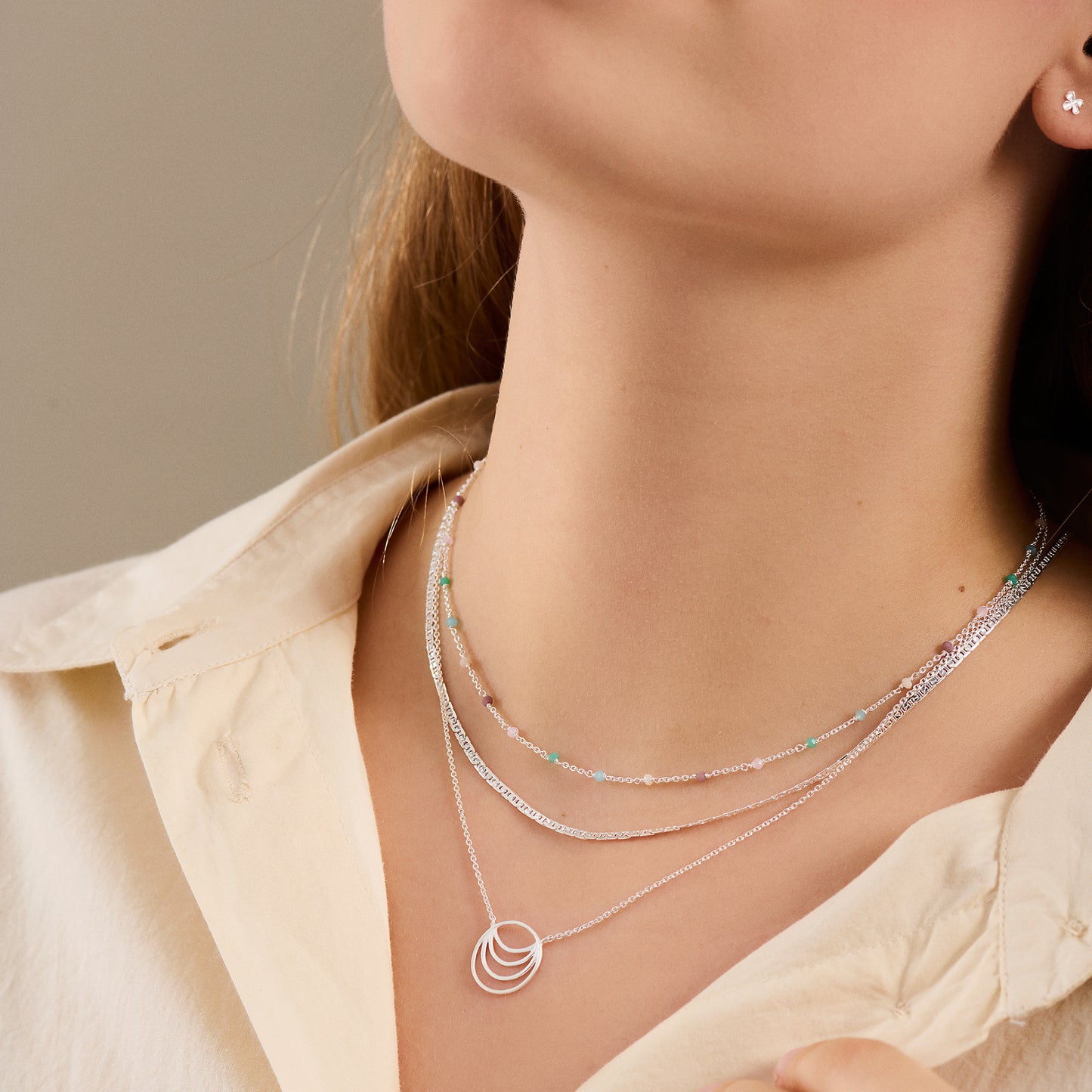 Therese necklace silver