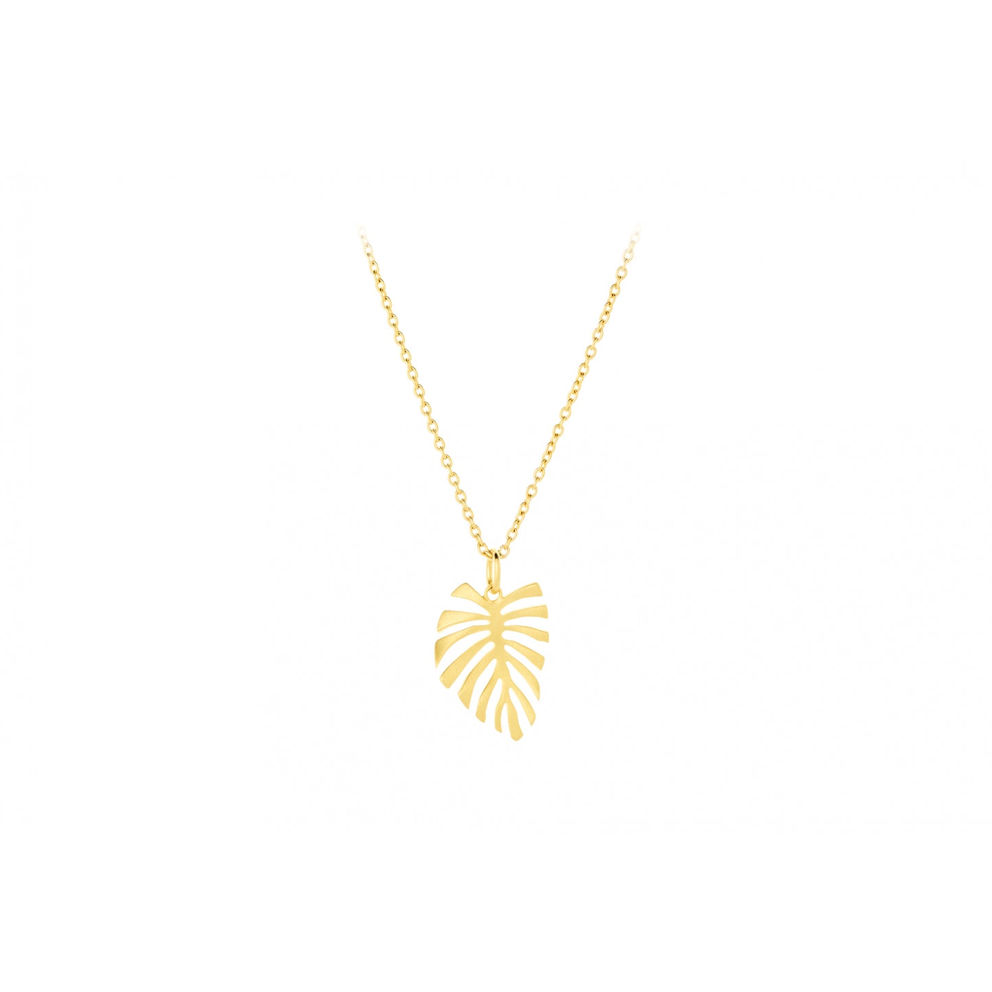 Fern leaf necklace