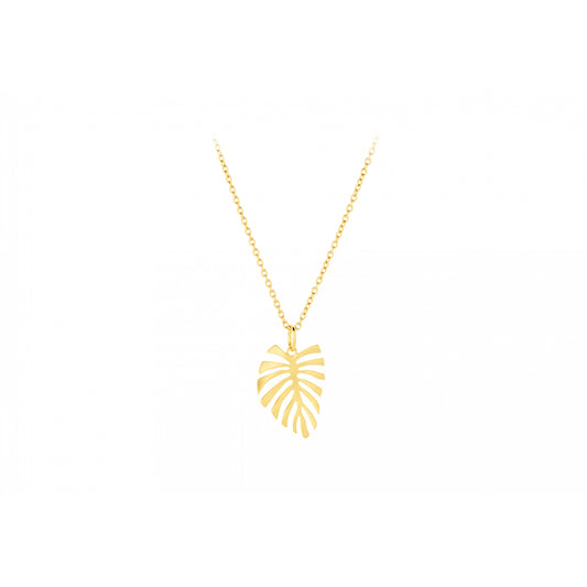 Fern leaf necklace