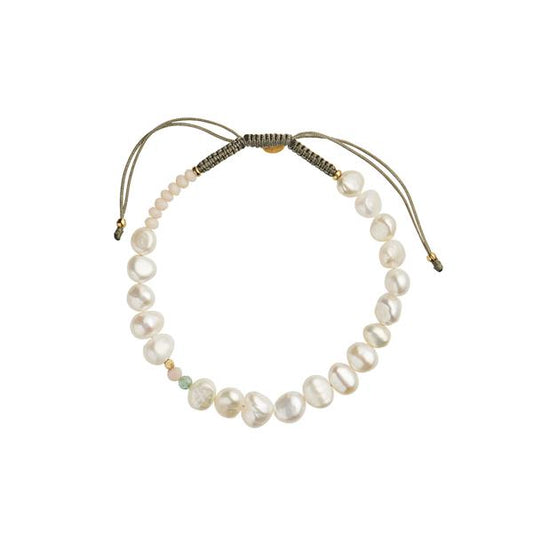 PlanBørnefonden Perlie Creme bracelet